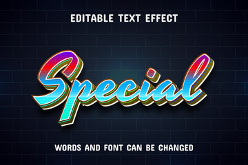 Create text - editable text effect © Wayan
