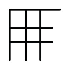 Table Vector icon which is suitable for commercial work and easily modify or edit it

