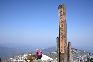 【滋賀県】武奈ヶ岳　山頂