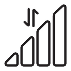 mobile data line icon