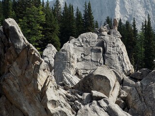 Elephant Rock near Chester Lake at Kananaskis   OLYMPUS DIGITAL CAMERA