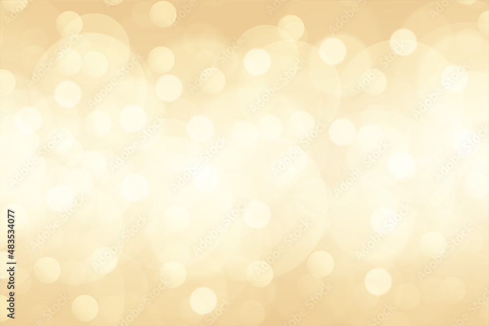 Canvas Prints golden bokeh light effect beautiful background