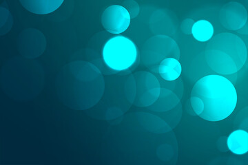 turquoise bokeh light effect background design