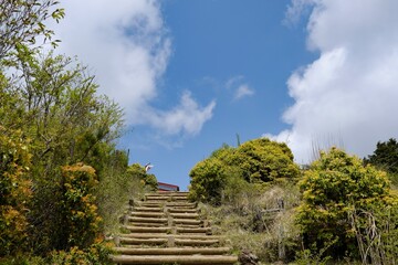 空への急登