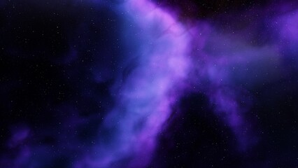 Obraz na płótnie Canvas Space background with realistic nebula and shining stars. Colorful cosmos with stardust and milky way. Magic color galaxy. Infinite universe and starry night. 3d render