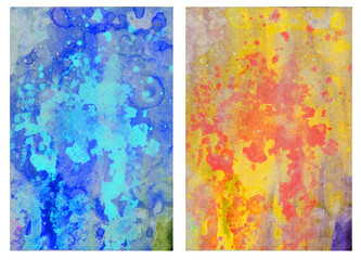 Abstract texture scratched grunge background. Splatter and dirt, expression brush strokes illustration