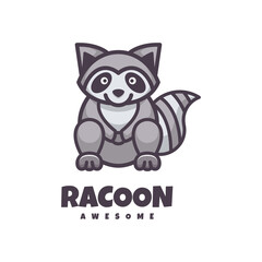 Illustration vector graphic of Racoon, good for logo design