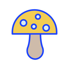 Mushroom Isolated Vector icon which can easily modify or edit

