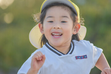 運動会のこども