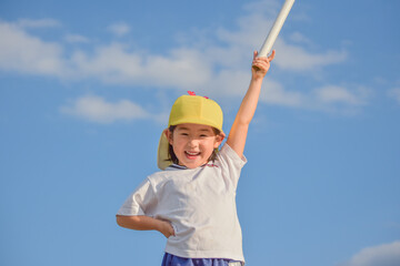運動会のこども