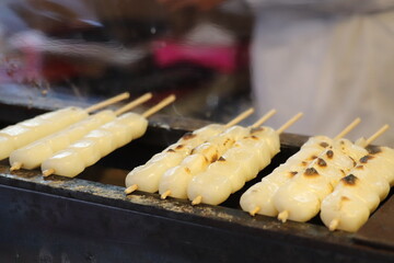 お団子　団子　串団子　屋台