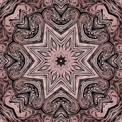 Seamless Repeating Pattern Tile Gold