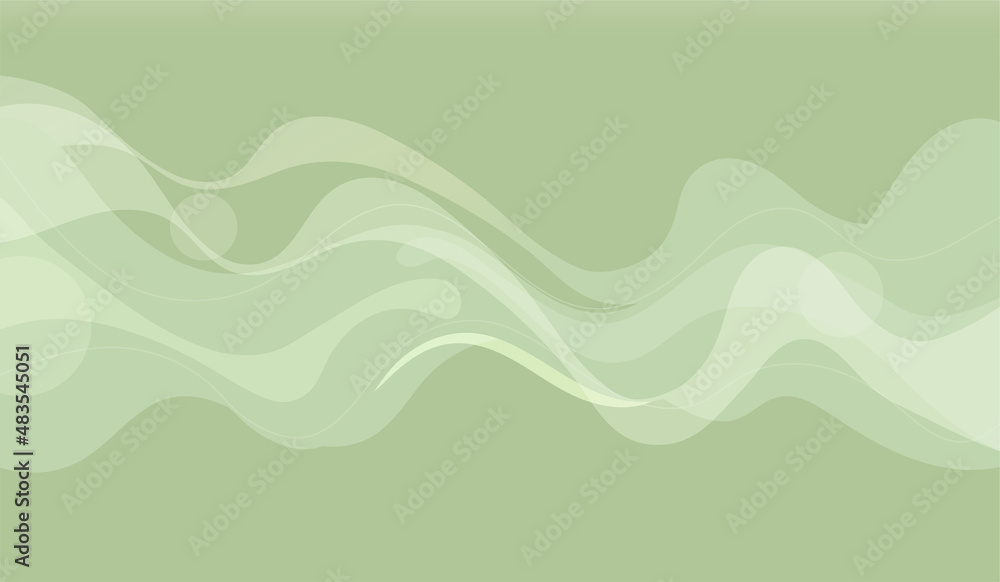 Poster Modern colorful flow poster. Wave Liquid shape color paint. Moving simple lines.