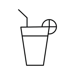 lemon juice Isolated Vector icon which can easily modify or edit

