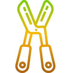 scissors gradient icon