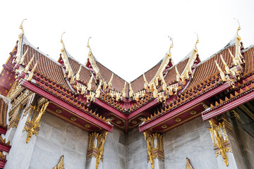 The arch at the Marble Temple, Wat benchamabophit, Bangkok