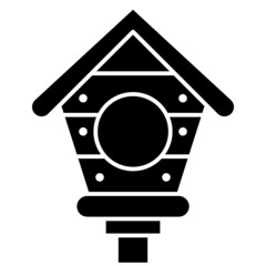 birdhouse solid icon