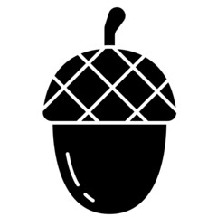 acorn solid icon