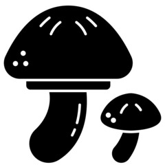 mushroom solid icon