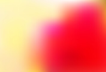Light Red, Yellow vector bokeh and colorful pattern.