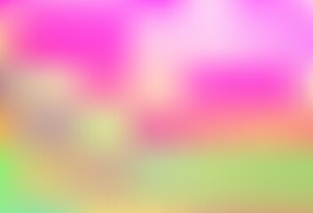 Light Pink, Green vector glossy abstract template.