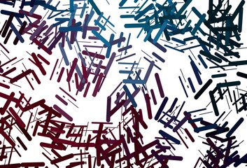 Dark pink vector pattern with narrow lines.