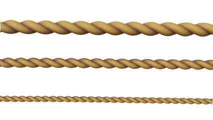 rope isolated on white background