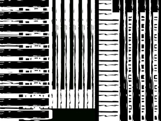 Black and white abstract illustrative background design for shirt and paperback printing