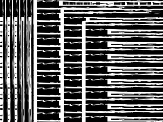 Black and white abstract illustrative background design for shirt and paperback printing