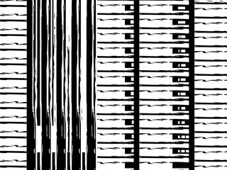 Black and white abstract illustrative background design for shirt and paperback printing