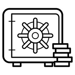 Obraz premium Bank Locker