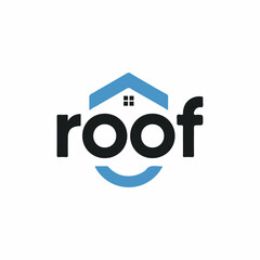 awesome logo for home maintenance software word roof