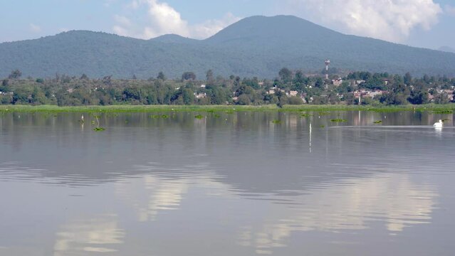 Amazing landscape view from a boat 
