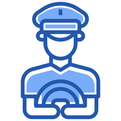 Jobs and professions avatars_taxi driver