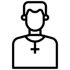 Jobs and professions avatars_priest