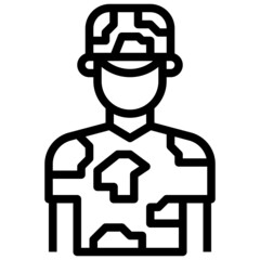 Jobs and professions avatars_soldier