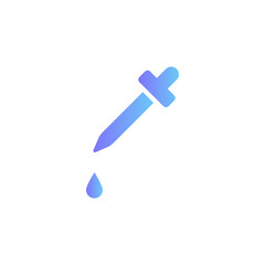 Dropper vector icon with gradient