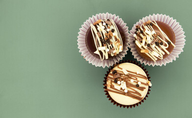 handmade chocolates with nuts