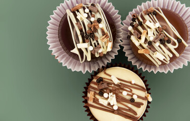 handmade chocolates with nuts