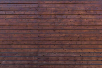 Plank wall made of light beautiful wood. Natural wood pattern. Surface fragment