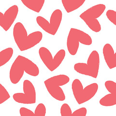 Vector seamless pattern. Ideal for romantic occasions such as Valentine's Day.