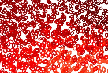 Light Red vector texture with disks.