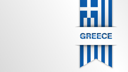 EPS10 Vector Patriotic background with Greece flag colors.