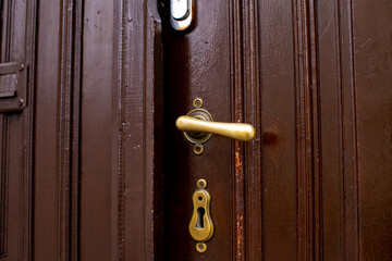 Obraz premium Doorknob, Antique knob.