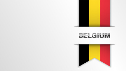EPS10 Vector Patriotic background with Belgium flag colors.