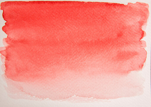 English red handmade watercolor background gradient paint