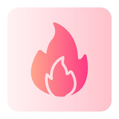 fire flame gradient icon