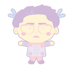 若い 男性 びっくり