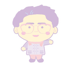 若い 男性 ポーズ　左