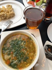 vegetable soup with meat